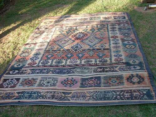 VINTAGE? LARGE "GABBEH COLLECTION" EQYPTIAN MANUFACTURE AND MAGNIFICENT AMERICAN CARPET 1994 TO 1995