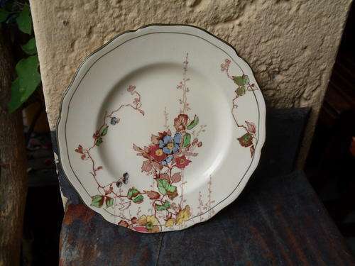 VINTAGE ROYAL DOULTON "KEW" SIDE PLATE FLORAL LEAF ETC