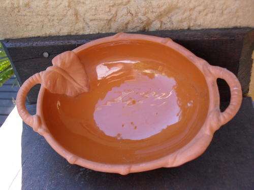 ELIZABETH ARDEN ROMA AL FRESCO (JAPAN) TERRACOTTA/GLAZED BOWL/SWEETIE DISH. UNUSUAL ONE
