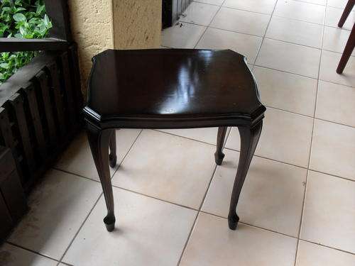 REDUCED!!!! BEAUTIFUL SOLID WOOD (IMBUIA?) QUEEN ANNE STYLE??  OCCASSIONAL/SIDE TABLE