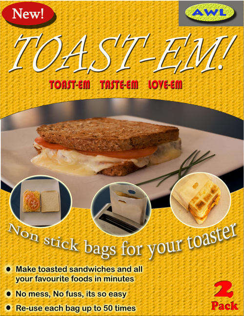 TOAST-EM!  -  Toaster Bags