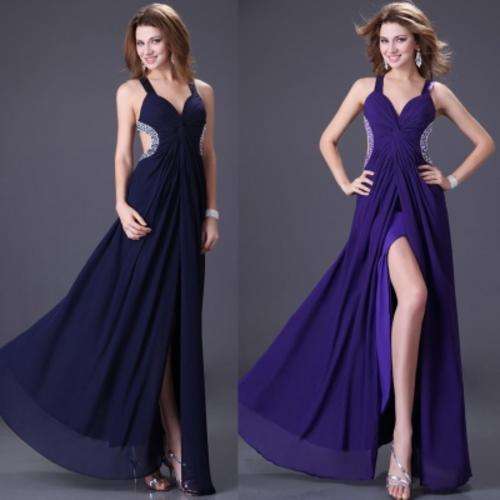 Stunning Side Cutout evening dress