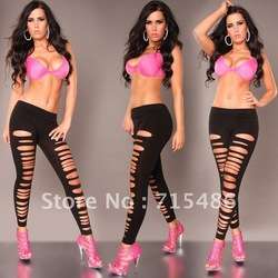 Ripped look leggings