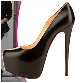 Nude, Black Red Bottom High Heels