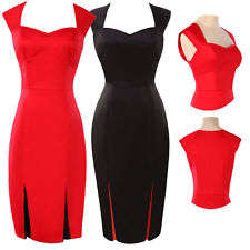 Pin Up / Rockabilly Cap Sleeve Wiggle Dress