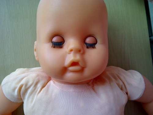 baby angel doll 1980s in great condition