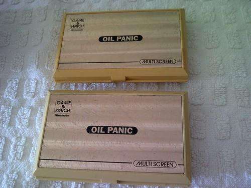 2 Nintendo game and watch (oil panic)