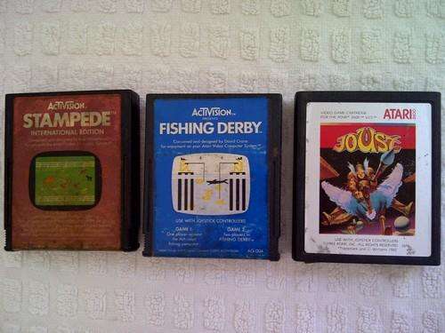 Stampede, fishing derby, joust for atari