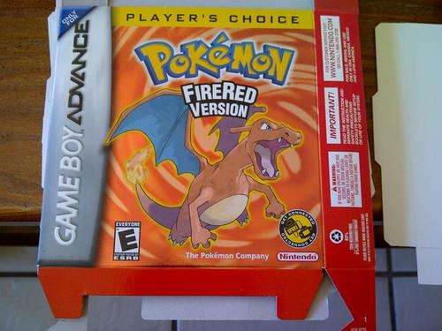 Pokemon Fire red version for gameboy advance, complete and in excellent condition
