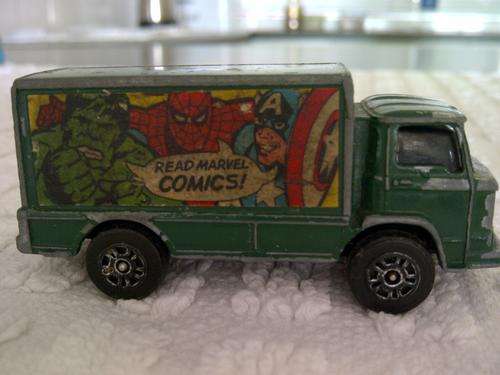 Corgi juniors made in Great Britain 'Read marvel comics'