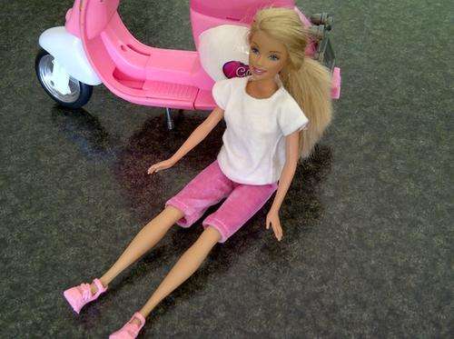 Beautiful barbie doll (excludes bike)