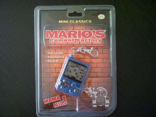 mario's cement factory mini nintendo game and watch