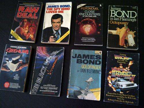 70s/80s movie novels includes back to the future and the gremlins