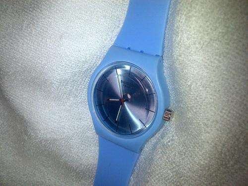 SWATCH LIGHT BLUE WATCH