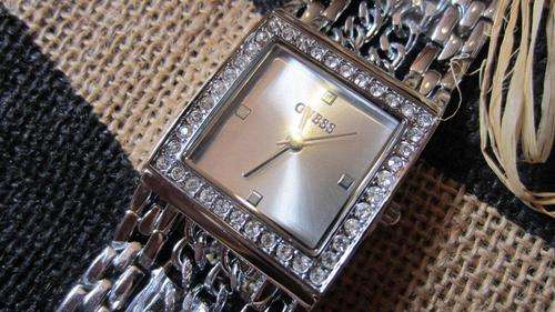 LADIES GUESS WATCH - WHITE DIAMOND FACE!!!!