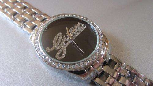 GUESS UNISEX WATCH - BLACK ROUND DIAMOND FACE!!!
