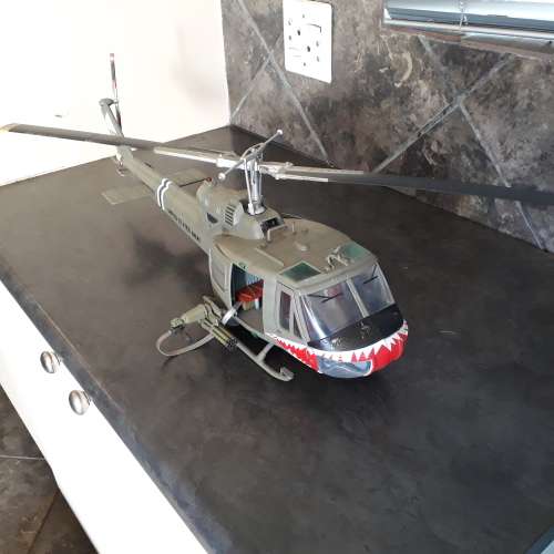 JSI - Merit 1 18 Uh-1b 174th Assault Helicopter Shark Huey Vietnam Helicopter