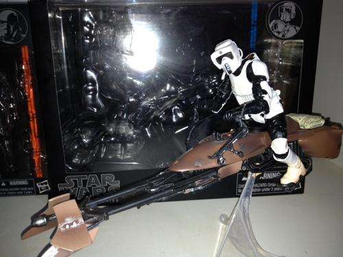 Black Series 6" Speederbike and Biker Scout