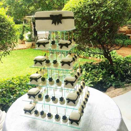 6 Tier Square Cake/Cupcake Stand