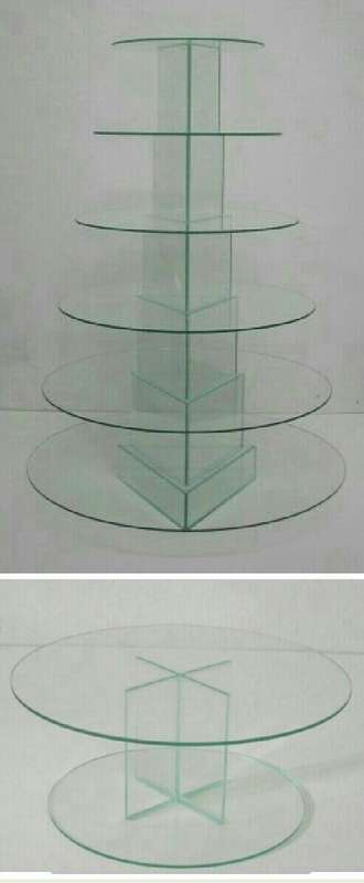 6 Tier Multi Purpose Stackable Cupcake Stand with FREE Cake Stand