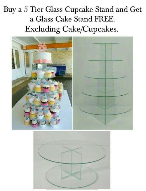 BUY a 5 Tier Cake/Cupcake stand Get a FREE Cake Stand