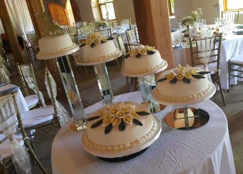 5 Piece Cake Stand Set (Mirror)
