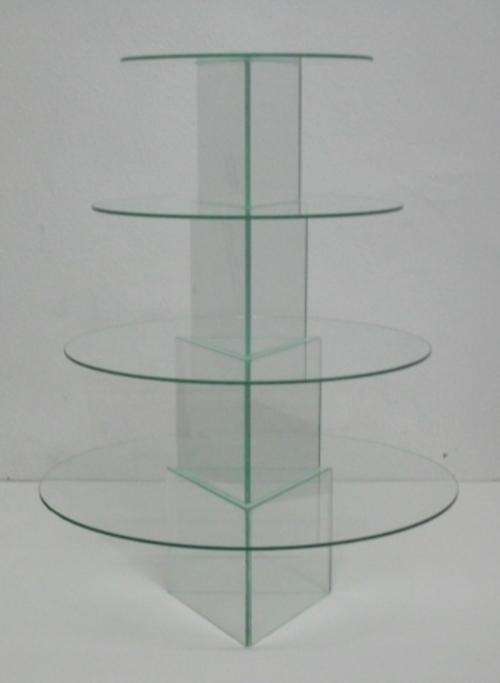 4 Tier Glass Cake/Cupcake Stand