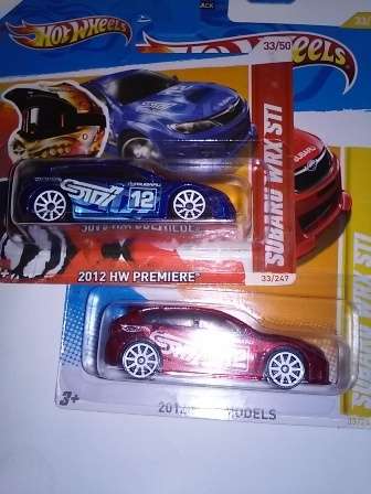 Hotwheels Subaru X 2 - Red/ Blue
