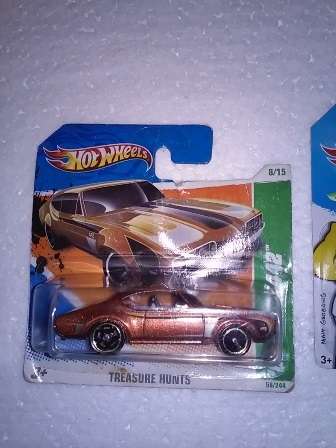 Hotwheels - Olds 442 - Brown - Treasure Hunt - Card Soiled