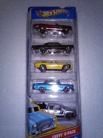Hotwheels - 5 Pack - Chevy