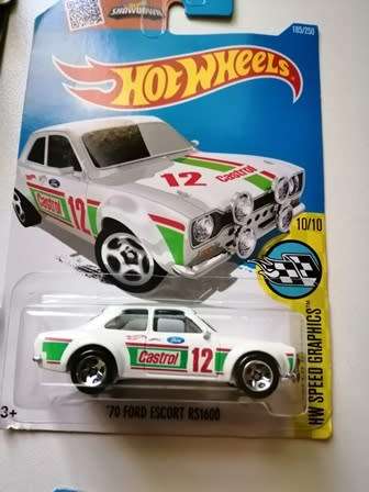 Hotwheels - Escort Mk1 RS1600 - White