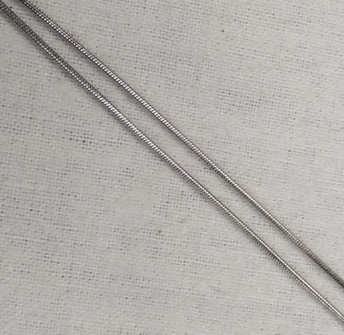 Stainless Steel Snake Chain. 1.2mm x 45cm (17.7")