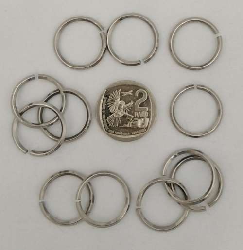 20 x Extra Large 304 Stainless Steel Jump Rings, 20mm x 2mm, inner diameter 16mm