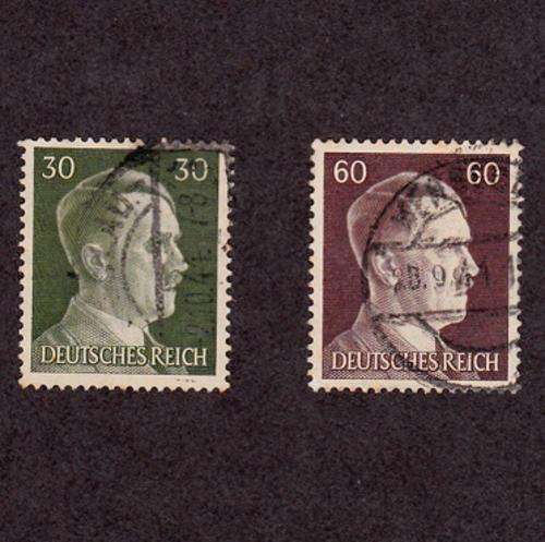 Germany, Nazi Era - Used Stamps (2) Hitler