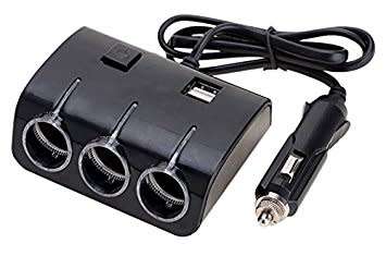 Car Adaptador Mechero Triple Com Usb
