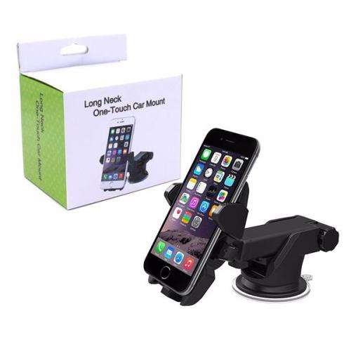 Long Neck Easy One Touch Car Mount Best Windshield Phone Holder Ever