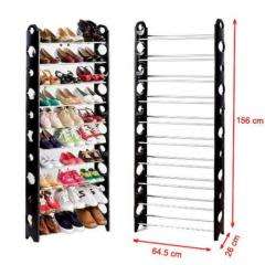 30-PAIR STACKABLE SHOE RACK