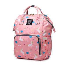 UNICORN PATTERN BABY DIAPER BAG