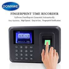 FINGERPRINT TIME RECORDER