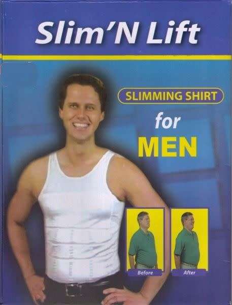 SLIM 'N LIFT  SLIMMING SHIRT FOR MEN