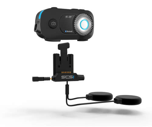 SCS - S10 Helmet Bluetooth with Built in Action Camera