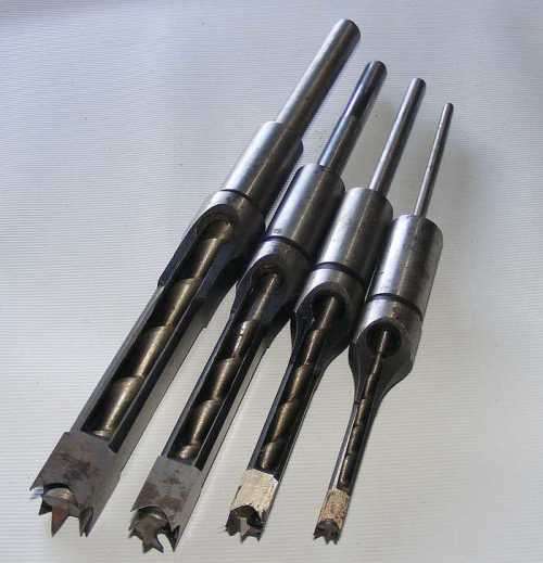 Morticing bits x 4.