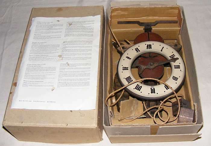 Baumann AG Swiss wooden geared clock