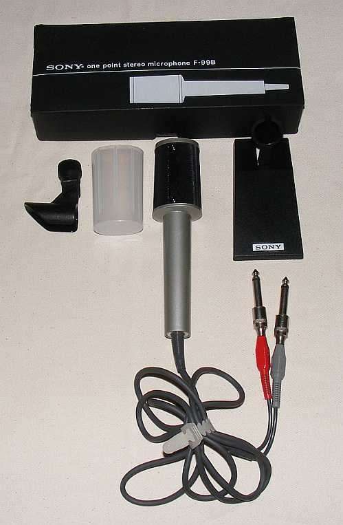 SONY ONE POINT STEREO MICROPHONE  F99B