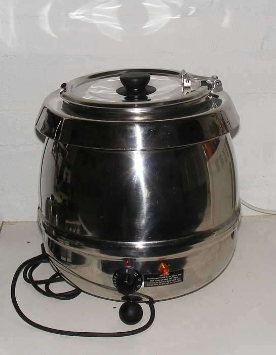 Stainless Steel food and soup warmer - 10litre capacity