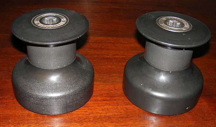 A pair of Barbarossa winches for yacht - two speed.