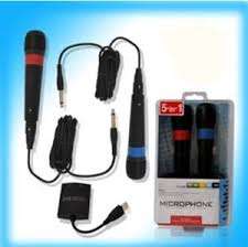 Wii Singstar Microphones x 2 with all connections