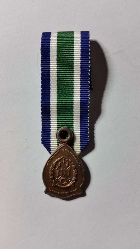 SA Prison Service Medal for Faithful Service - miniature