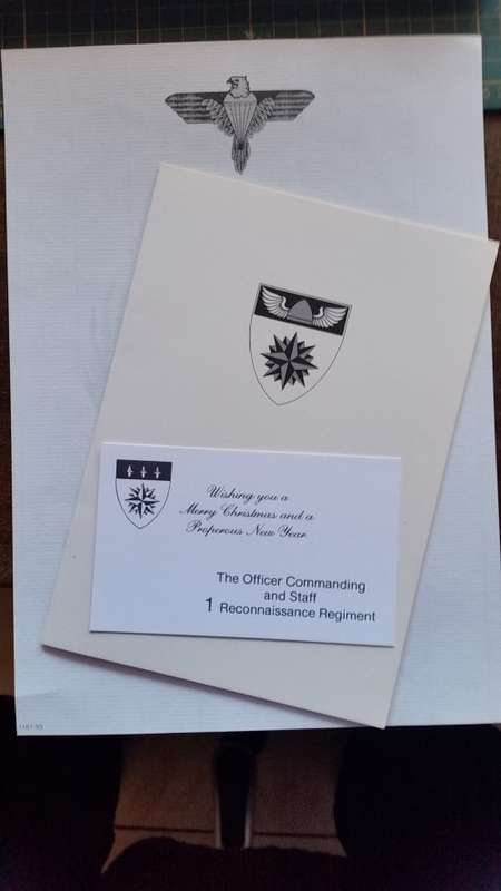 Special Forces stationery set (three items)