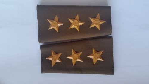 Captains rank - Nutria - Full set.